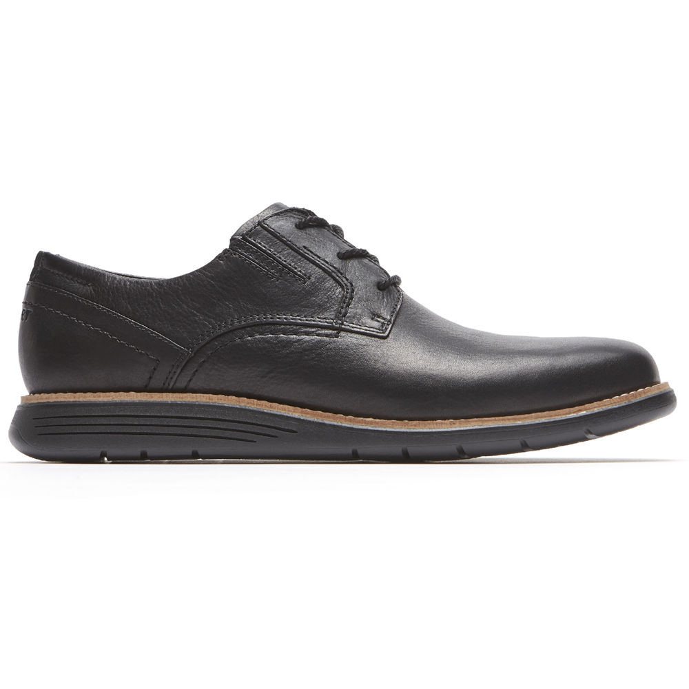 Rockport Pen Sko Herre Svart - Total Motion Sport Plain Toe - QHZV26709